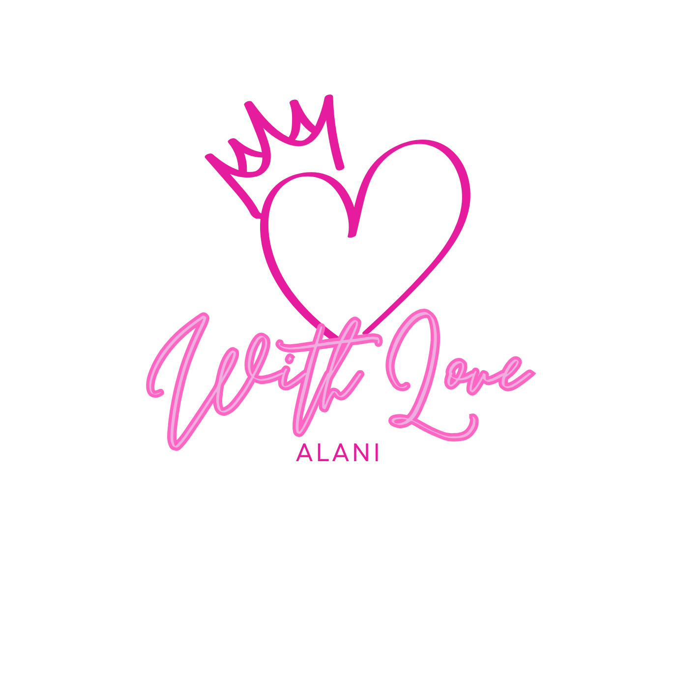 With Love, Alani - Custom Scrapbooking Logo